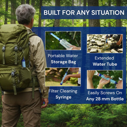 MICRON-X1 Water Filter Straw (400 gal)
