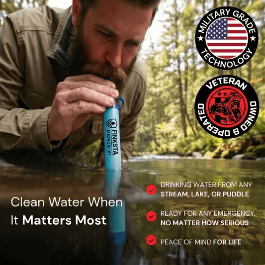 MICRON-X1 Water Filter Straw (400 gal)